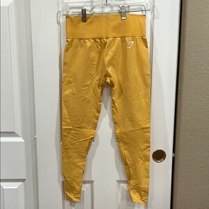 Gymshark Yellow Leggings size extra small*